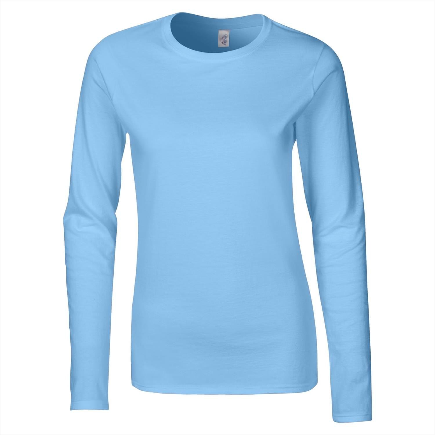 Cotton Blue T-Shirt for Women