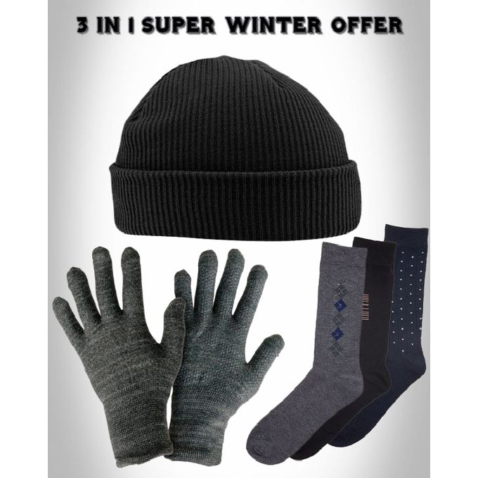 Pair of Socks,Winter Cap & Gloves