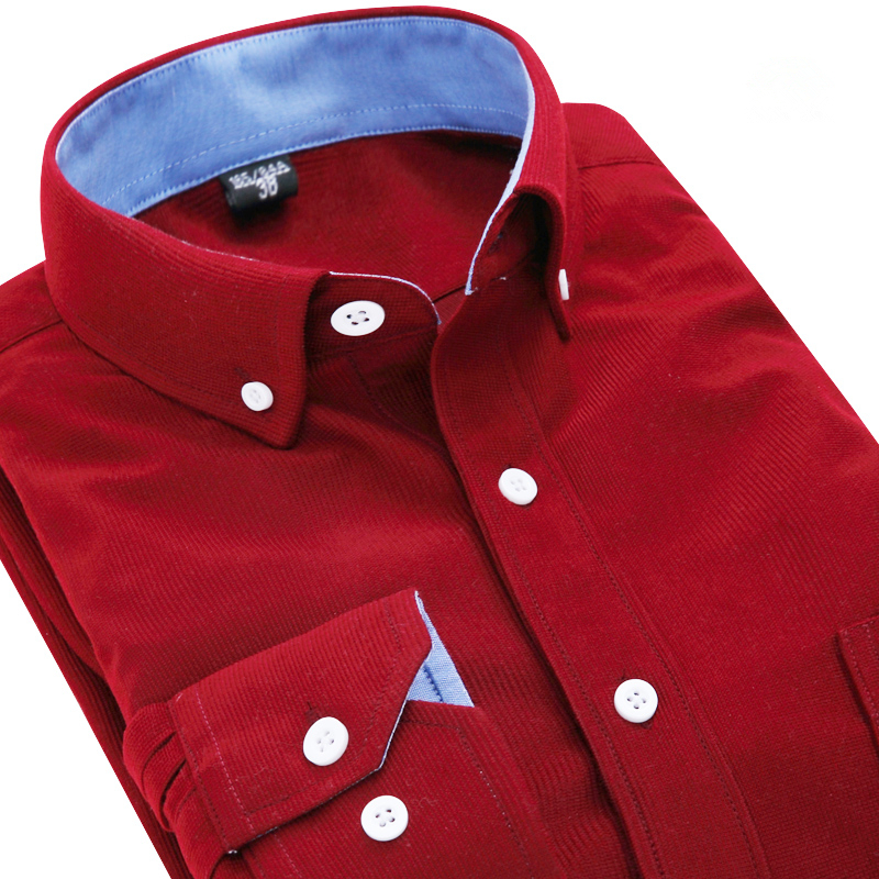 Solid Red Dress Shirt