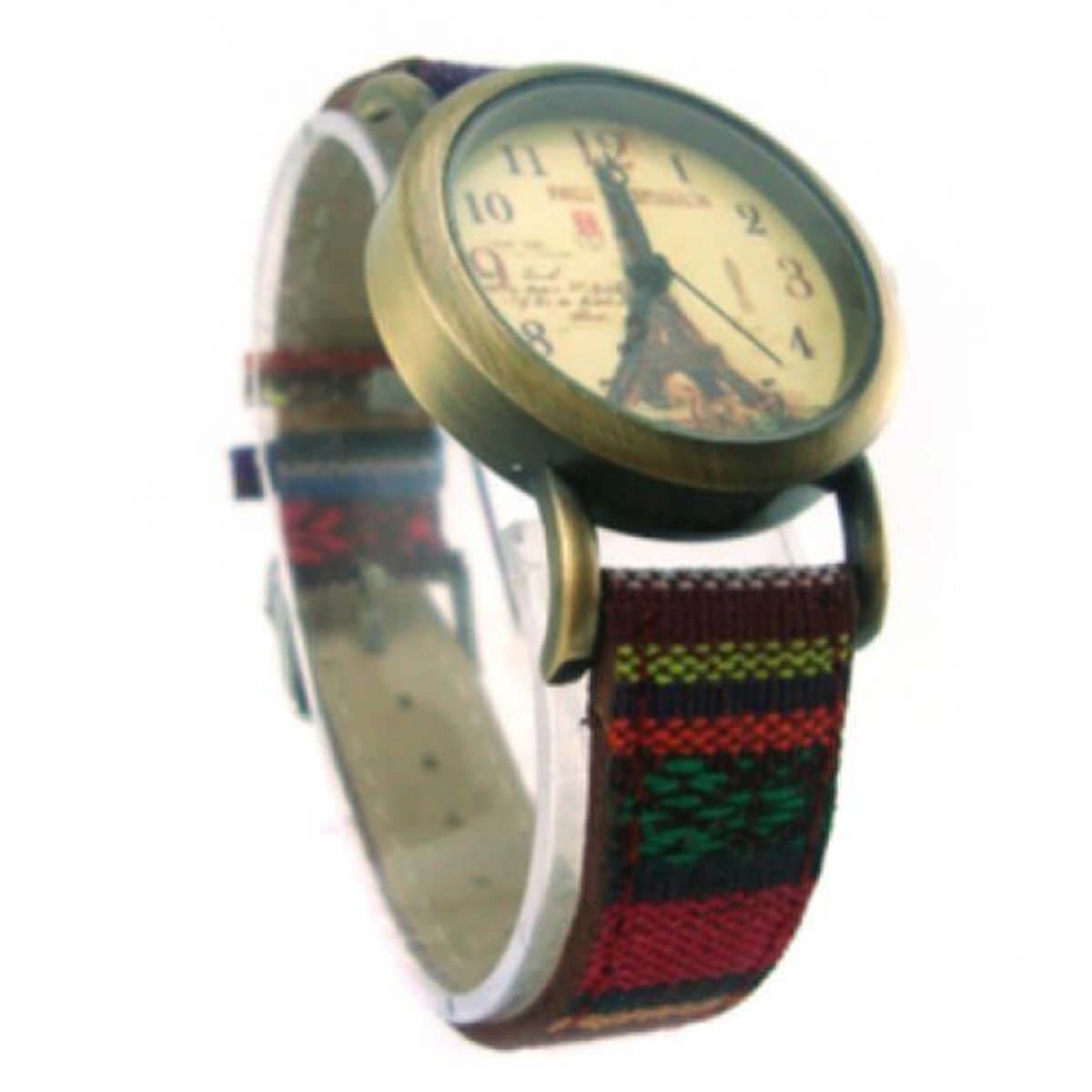 Zaib Ethnic Denim Strap Analog Wrist Watch